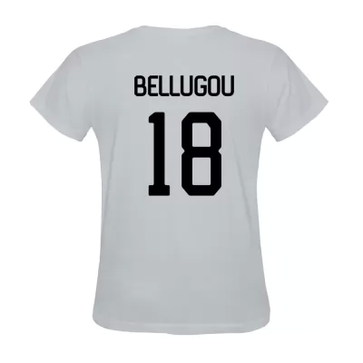 Herren Francois Bellugou #18 Weiß Trikot Hemd Österreich