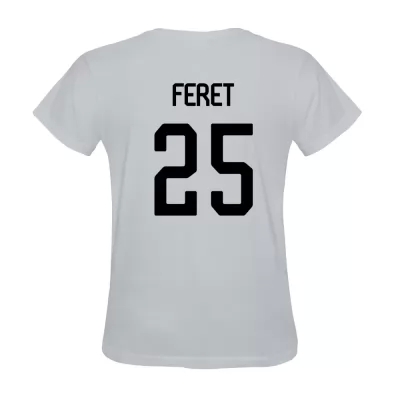 Hombre Julien Feret #25 Blanco La Camisa