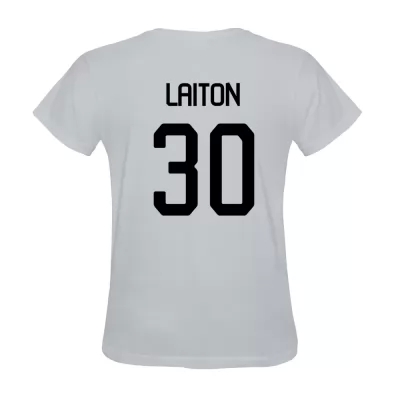 Hombre Camiseta Sonny Laiton #30 Blanca La Camisa