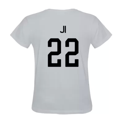 Hombre Camiseta Ji Xiaoxuan #22 Blanca La Camisa