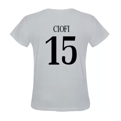 Hombre Camiseta Andrea Ciofi #15 Blanca La Camisa