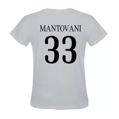 Herren Luca Mantovani #33 Weiß Trikot Hemd Österreich