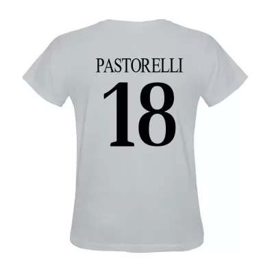 Hombre Camiseta Lorenzo Pastorelli #18 Blanca La Camisa