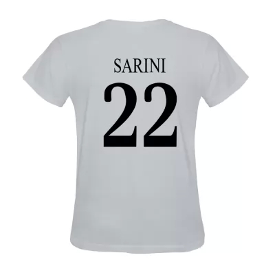 Hombre Camiseta Lorenzo Sarini #22 Blanca La Camisa