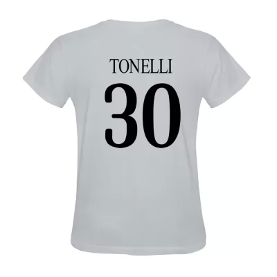 Heren Simone Tonelli #30 Wit Voetbalshirt Shirt België