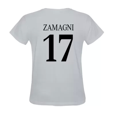 Heren Andrea Zamagni #17 Wit Uitshirt T-shirt