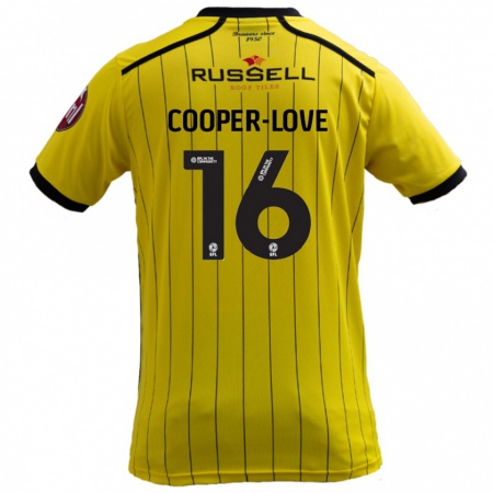 Kandiny Niño Camiseta Jack Cooper-Love #16 Amarillo 1ª Equipación 2024/25 La Camisa