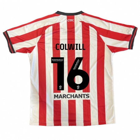 Kandiny Kinderen Joel Colwill #16 Rood Wit Thuisshirt Thuistenue 2024/25 T-Shirt België