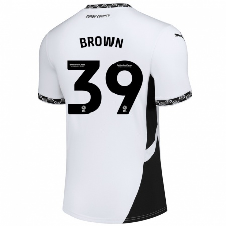 Kandiny Bambino Maglia Dajaune Brown #39 Bianco Nero Kit Gara Home 2024/25 Maglietta