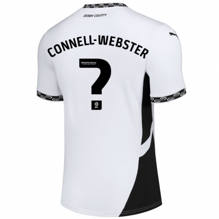 Kandiny Kinder Braidy Connell-Webster #0 Weiß Schwarz Heimtrikot Trikot 2024/25 T-Shirt Österreich