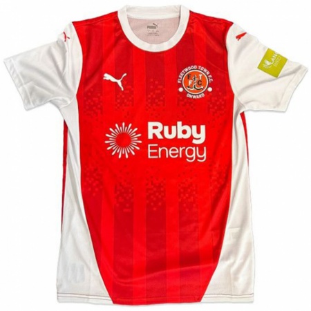 Kandiny Bambino Maglia Mipo Odubeko #20 Rosso Bianco Kit Gara Home 2024/25 Maglietta