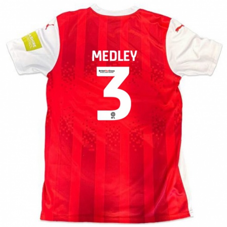 Kandiny Bambino Maglia Zech Medley #3 Rosso Bianco Kit Gara Home 2024/25 Maglietta