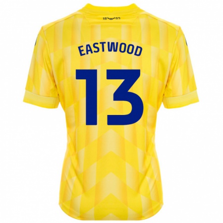 Kandiny Niño Camiseta Simon Eastwood #13 Amarillo 1ª Equipación 2024/25 La Camisa México