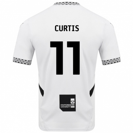 Kandiny Niño Camiseta Ronan Curtis #11 Blanco 1ª Equipación 2024/25 La Camisa México