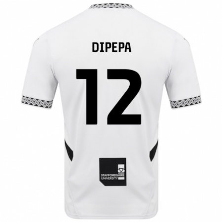 Kandiny Niño Camiseta Baylee Dipepa #12 Blanco 1ª Equipación 2024/25 La Camisa