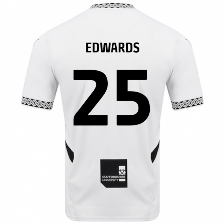 Kandiny Kinder Diamond Edwards #25 Weiß Heimtrikot Trikot 2024/25 T-Shirt Österreich