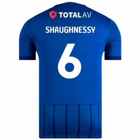 Kandiny Kinder Conor Shaughnessy #6 Blau Heimtrikot Trikot 2024/25 T-Shirt Österreich