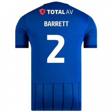 Kandiny Bambino Maglia Nicole Barrett #2 Blu Kit Gara Home 2024/25 Maglietta