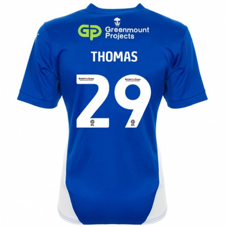 Kandiny Kinder Silko Thomas #29 Blau Weiß Heimtrikot Trikot 2024/25 T-Shirt Österreich