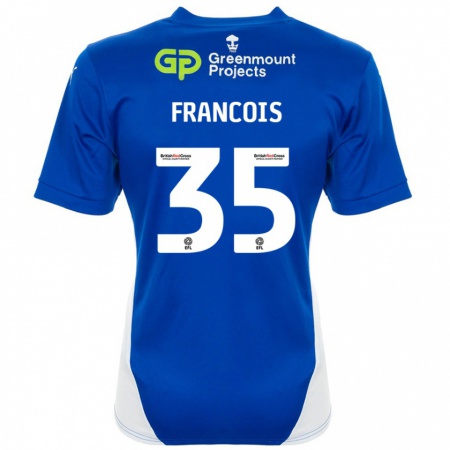 Kandiny Bambino Maglia Tyrese Francois #35 Blu Bianco Kit Gara Home 2024/25 Maglietta