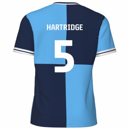 Kandiny Kinder Alex Hartridge #5 Himmelblau Dunkelblau Heimtrikot Trikot 2024/25 T-Shirt Österreich