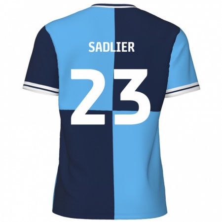 Kandiny Bambino Maglia Kieran Sadlier #23 Azzurro Blu Scuro Kit Gara Home 2024/25 Maglietta