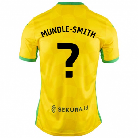 Kandiny Bambino Maglia Errol Mundle-Smith #0 Giallo Verde Kit Gara Home 2024/25 Maglietta