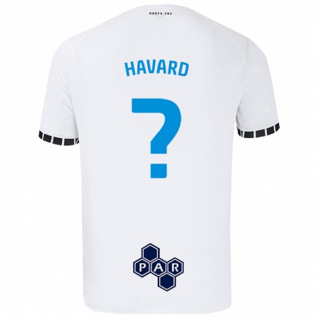 Kandiny Niño Camiseta Callum Havard #0 Blanco 1ª Equipación 2024/25 La Camisa