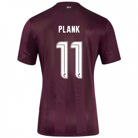 Kandiny Kinder Dom Plank #11 Burgundrot Heimtrikot Trikot 2024/25 T-Shirt Österreich