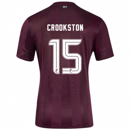 Kandiny Kinder Gregor Crookston #15 Burgundrot Heimtrikot Trikot 2024/25 T-Shirt Österreich