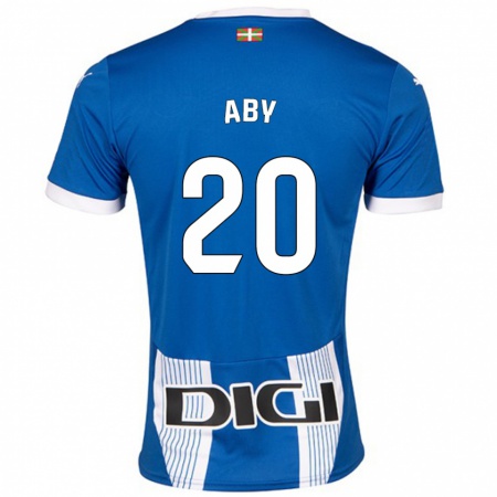 Kandiny Bambino Maglia Emmanuella Aby #20 Blu Kit Gara Home 2024/25 Maglietta