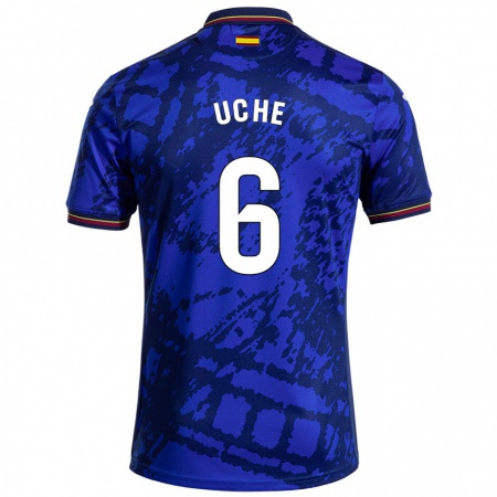 Kandiny Kinder Chrisantus Uche #6 Dunkleres Blau Heimtrikot Trikot 2024/25 T-Shirt Österreich