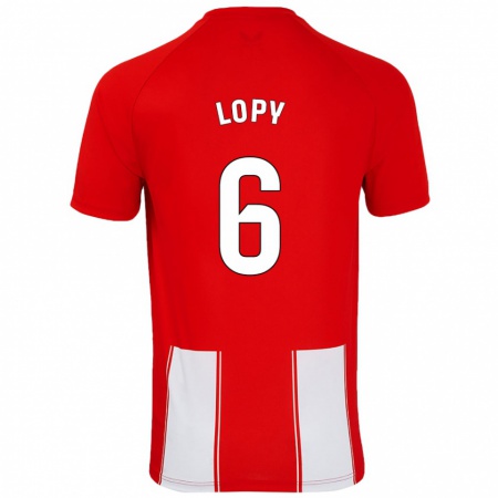 Kandiny Kinder Dion Lopy #6 Rot Weiß Heimtrikot Trikot 2024/25 T-Shirt Österreich