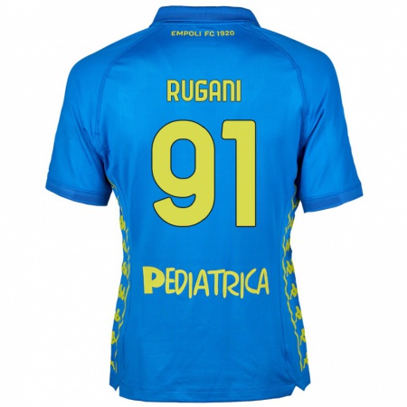 Kandiny Niño Camiseta Tommaso Rugani #91 Azul 1ª Equipación 2024/25 La Camisa