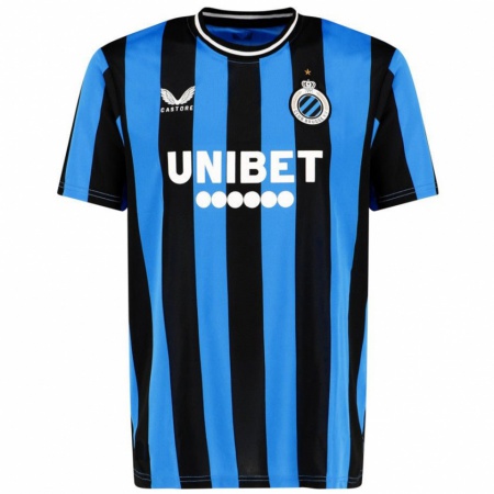 Kandiny Bambino Maglia Faitout Maouassa #0 Azzurro Nero Kit Gara Home 2024/25 Maglietta