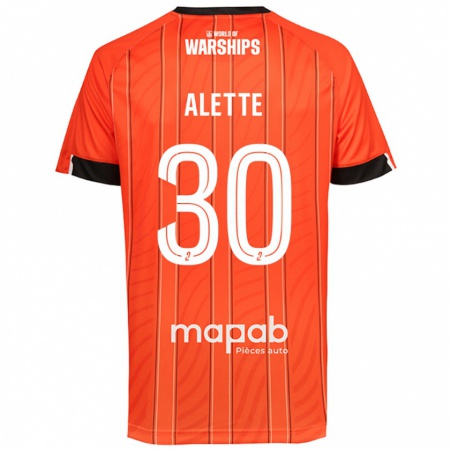 Kandiny Niño Camiseta Gaël Alette #30 Naranja 1ª Equipación 2024/25 La Camisa