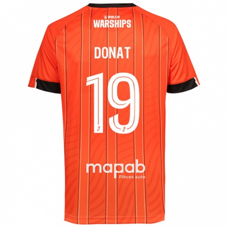 Kandiny Bambino Maglia Noa Donat #19 Arancione Kit Gara Home 2024/25 Maglietta