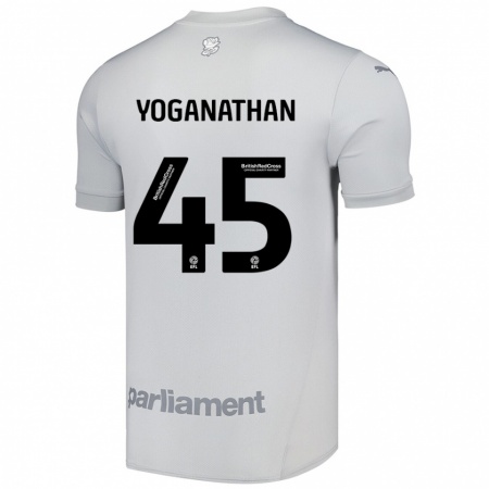 Kandiny Barn Vimal Yoganathan #45 Silvergrå Bortatröja Matchtröjor 2024/25 Tröjor T-Tröja