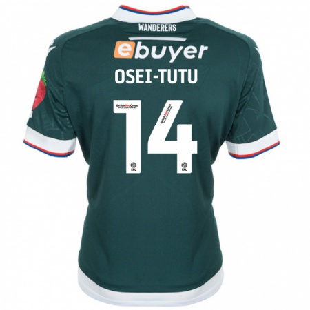 Kandiny Kinderen Jordi Osei-Tutu #14 Donkergroen Uitshirt Uittenue 2024/25 T-Shirt België