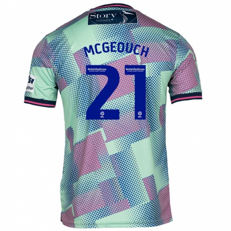 KandinyキッズDylan Mcgeouch#21緑アウェイシャツ2024/25ジャージーユニフォーム