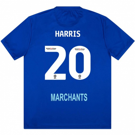 Kandiny Bambino Maglia Max Harris #20 Verde Kit Gara Away 2024/25 Maglietta