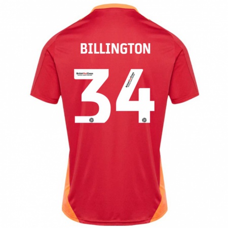 Kandiny Niño Camiseta Gabe Billington #34 Azul Blanquecino 2ª Equipación 2024/25 La Camisa México