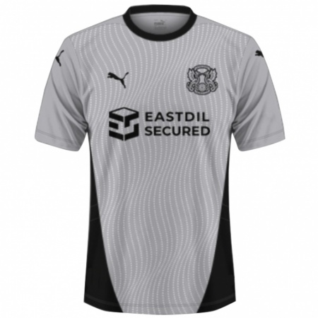 Kandiny Bambino Maglia Jamie Donley #0 Grigio Kit Gara Away 2024/25 Maglietta