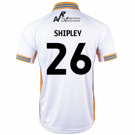 KandinyキッズJordan Shipley#26白アウェイシャツ2024/25ジャージーユニフォーム