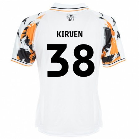 Kandiny Kinder Tess Kirven #38 Weiß Auswärtstrikot Trikot 2024/25 T-Shirt Österreich