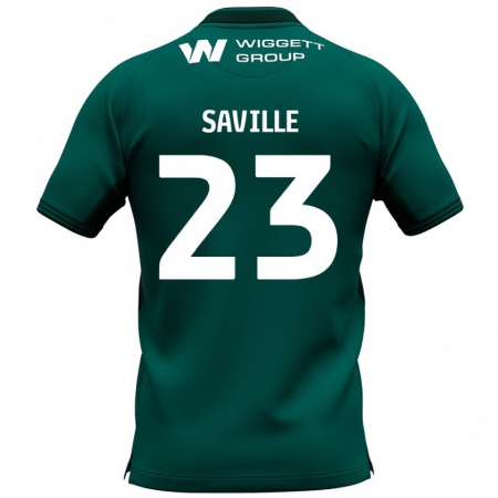 Kandiny Kinderen George Saville #23 Groen Uitshirt Uittenue 2024/25 T-Shirt België