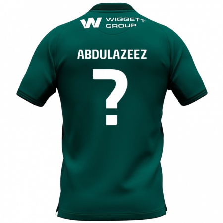 Kandiny Kinderen Abdulahi Abdulazeez #0 Groen Uitshirt Uittenue 2024/25 T-Shirt België