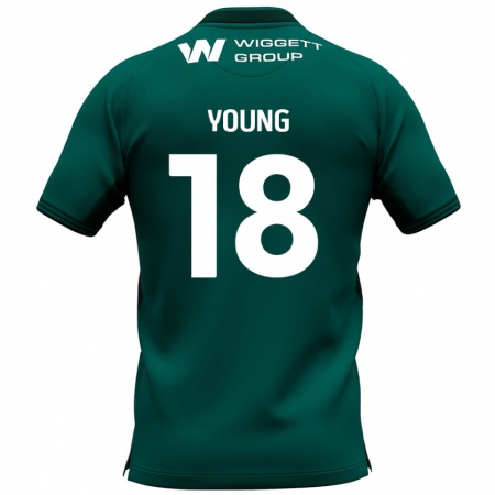 Kandiny Kinderen Michelle Young #18 Groen Uitshirt Uittenue 2024/25 T-Shirt België