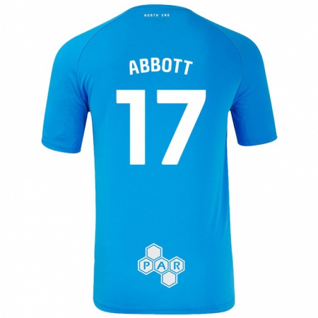 Kandiny Kinder Becky Abbott #17 Himmelblau Auswärtstrikot Trikot 2024/25 T-Shirt Österreich