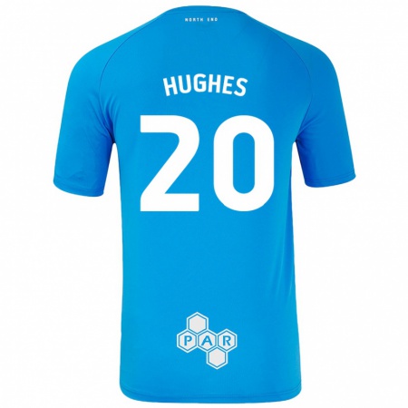 Kandiny Kinderen Amy Hughes #20 Hemelsblauw Uitshirt Uittenue 2024/25 T-Shirt België